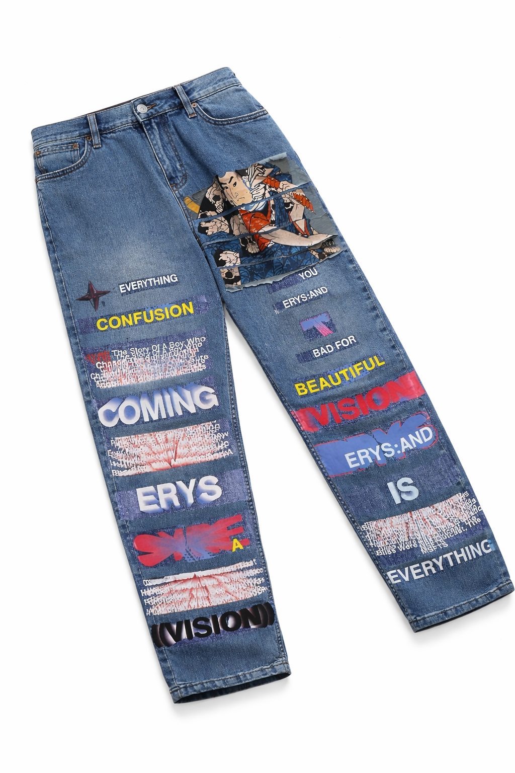 0.01 pàtchwork jeans