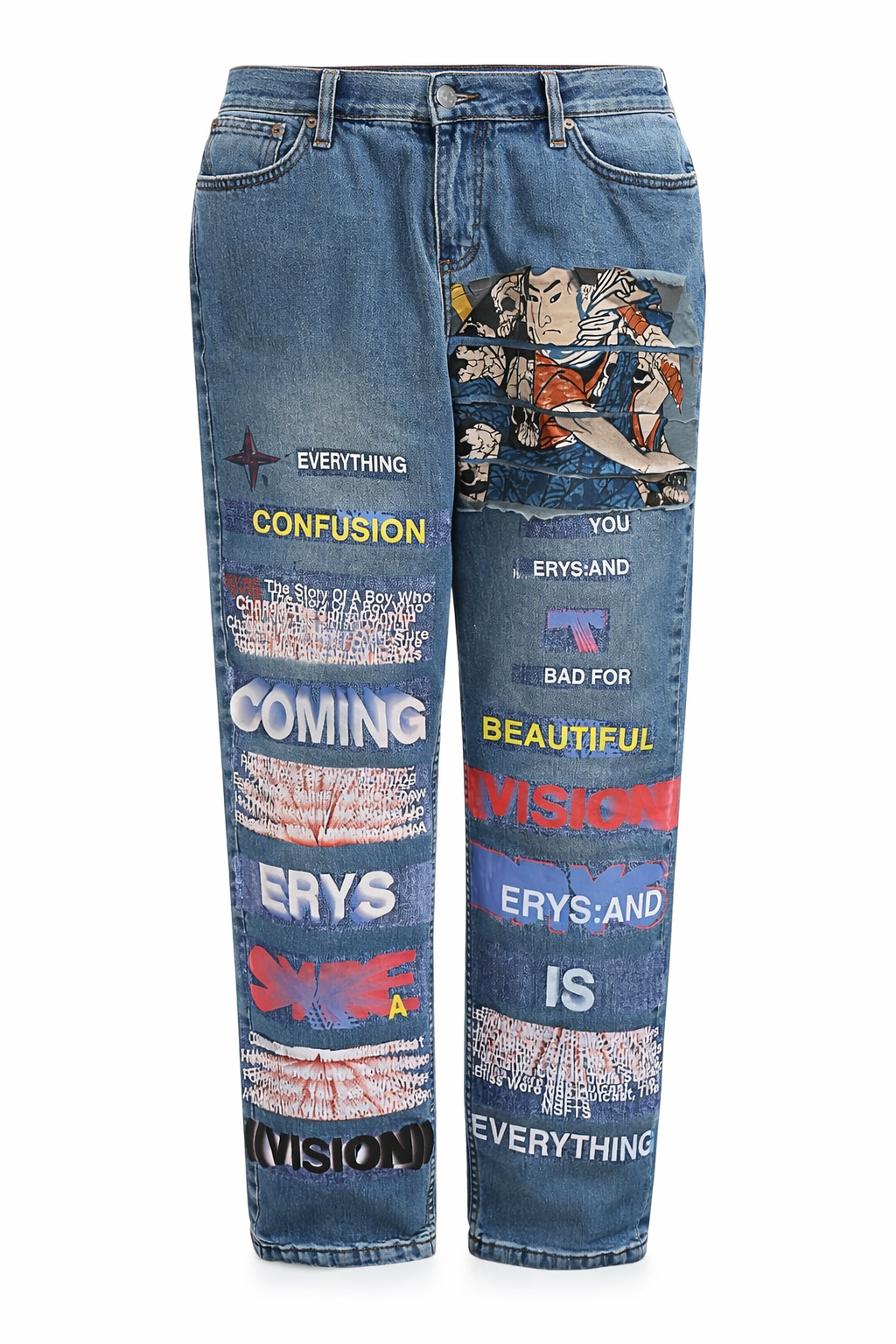 0.01 pàtchwork jeans